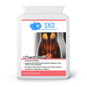 UTractClear | D-Mannose 500mg | 90 Capsules